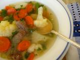 Vegetable Soup with Chicken or Beef