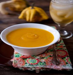 Acorn Squash & Sweet Potato Soup