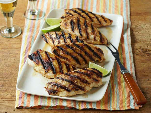 Chicken Breasts Marinated in Tequila