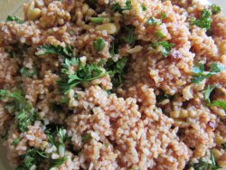 Cracked Wheat and Nut Salad (Bazargan)