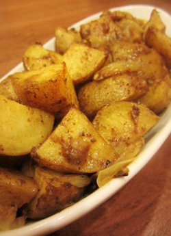 Cinnamon-Curry Roasted Potatoes