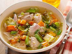 Cooked Turkey Carcass Soup