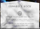 Ed Koch’s Tombstone