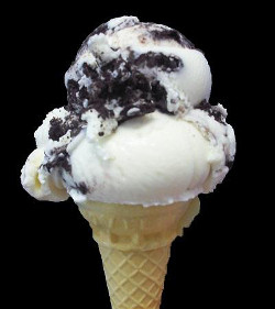 Healthy Version of Cookies and Cream Ice Cream
