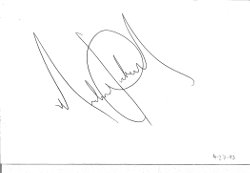 Michael Jackson's Autograph