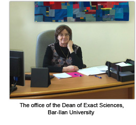 The office of the Dean of Exact Sciences, Bar-Ilan University