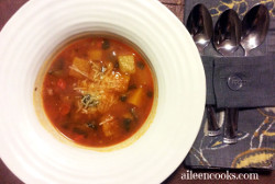 Minestrone with Butternut Squash Soup