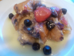 Overnight Red, White and Blue French Toast