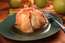 Puff Dough Covered Apples