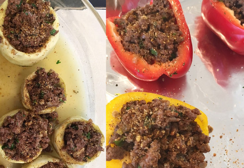 Persian Spiced Stuffed Peppers