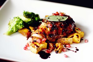 Roasted Pomegranate and Sage Chicken