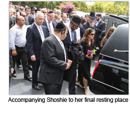 Accompanying Shoshie to her final resting place
