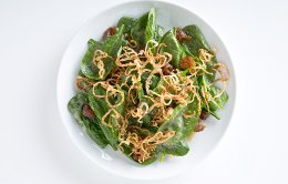 Spinach Salad with Dates 