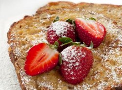 Strawberry Almond-Topped French Toast