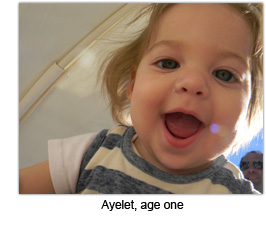 Ayelet, age one