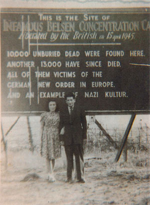The author’s grandparents after they were liberated. 