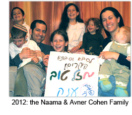 2012: the Naama & Avner Cohen Family