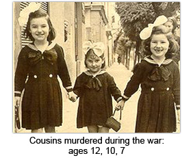 Cousins murdered during the wa: ages 12, 10, 7