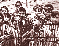 Children in a Nazi Exterminiation camp
