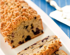Blueberry Cake with Almond Streusel