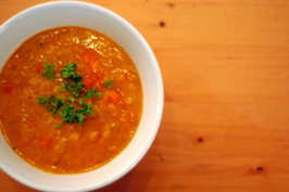 Red Lentil and Apricot Soup