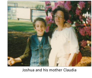 Joshua and his mother Claudia