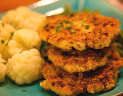 Matzah Meal and Cottage Cheese Latkes