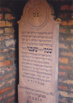 The tombstone of the Shimoni Rav