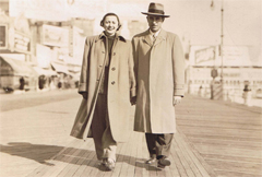 1949, Engagement photo Alexander Ungar and Elizabeth Fried
