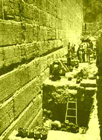 Excavations at the Wall